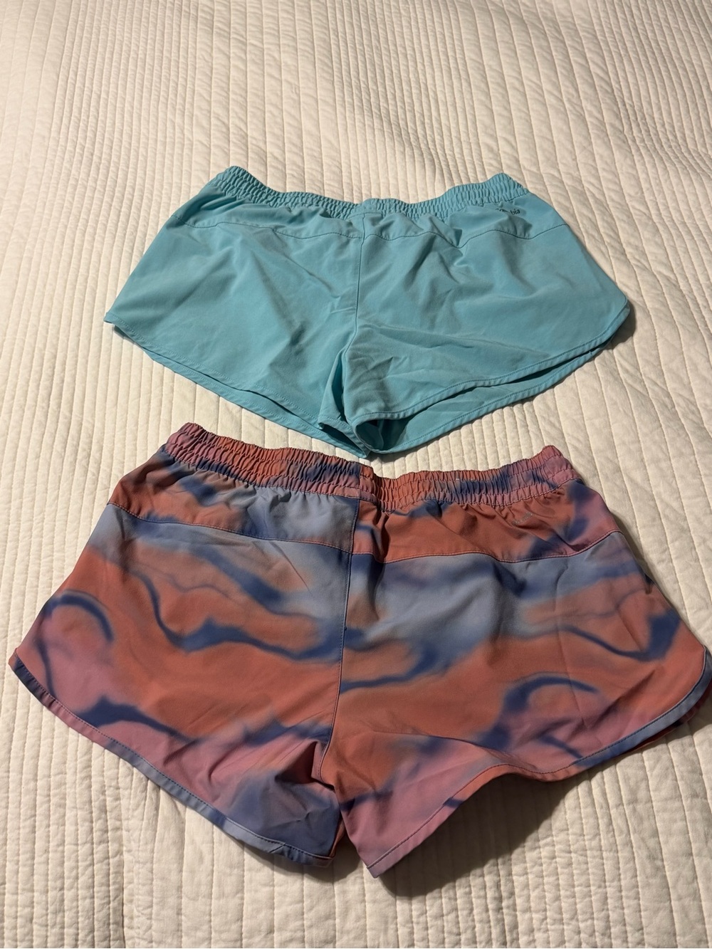 Columbia Sandy River Shorts | Lot-2 | Large | Blue & Pink Print Hiking Trail - Picture 2 of 7
